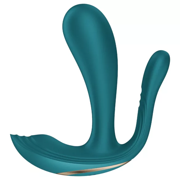 Satisfyer Top Secret+ - 3-haruline kantav vibraator (roheline)