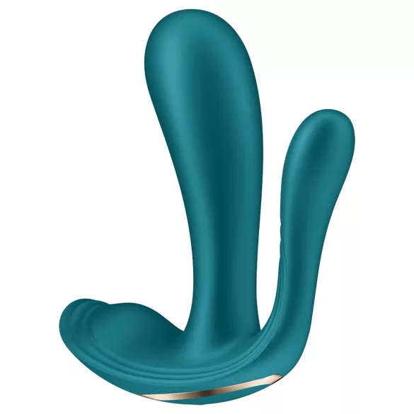 Satisfyer Top Secret+ - 3-haruline kantav vibraator (roheline)