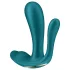 Satisfyer Top Secret+ - 3-haruline kantav vibraator (roheline)