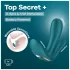 Satisfyer Top Secret+ - 3-haruline kantav vibraator (roheline)