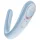 Satisfyer Double Classic - paarivibraator (sinine)