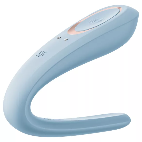 Satisfyer Double Classic - paarivibraator (sinine)