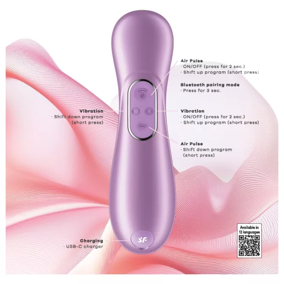 Satisfyer Pro 2 Generation 4 - õhulaineklitoristimulaator (lilla)