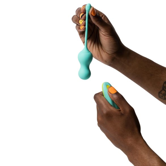 ROMP Cello - vibrogeishakuulid puldiga - roheline