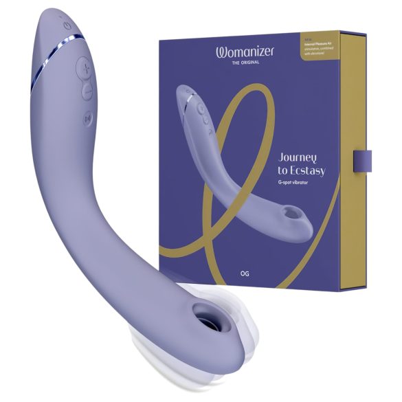 Womanizer OG - aku, õhulaine 2in1 G-punkti vibraator (lilla)