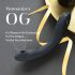 Womanizer OG - akuga, õhulainete 2-ühes vibraator (must)