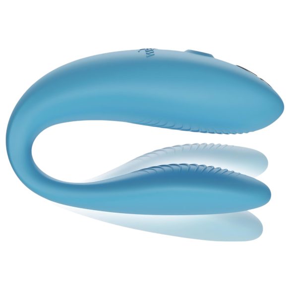 We-Vibe Sync Go - paaridele vibraator - juhtmevaba, laetav - türkiissinine