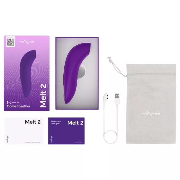 We-Vibe Melt 2 - rakendusega juhitav õhulainetega kliitoristimulaator (lilla)