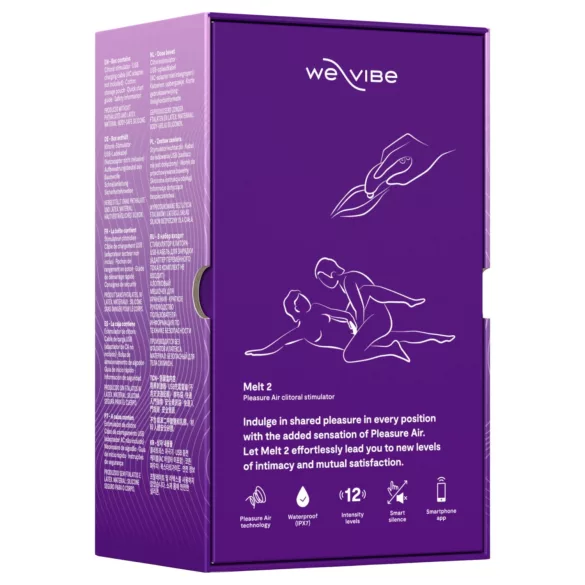 We-Vibe Melt 2 - rakendusega juhitav õhulainetega kliitoristimulaator (lilla)