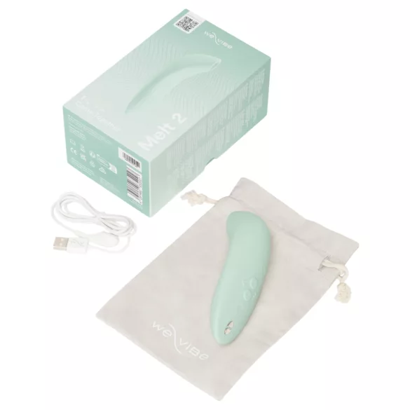We-Vibe Melt 2 - äpiga juhitav õhulainetega kliitoristimulaator (türkiissinise värvi)