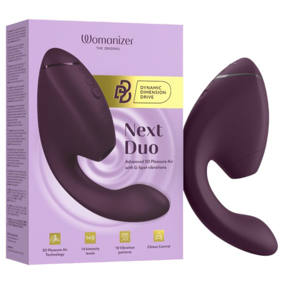 Womanizer Next Duo - 2in1 G-punkti vibraator (lilla)