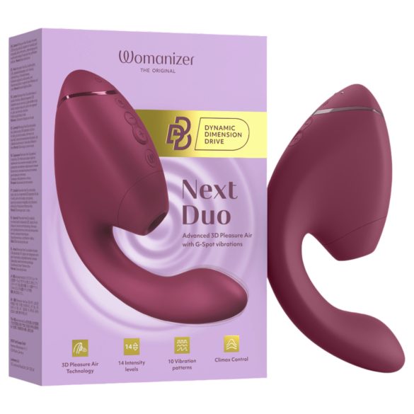 Womanizer Next Duo - 2in1 G-punkti vibraator (roosa)