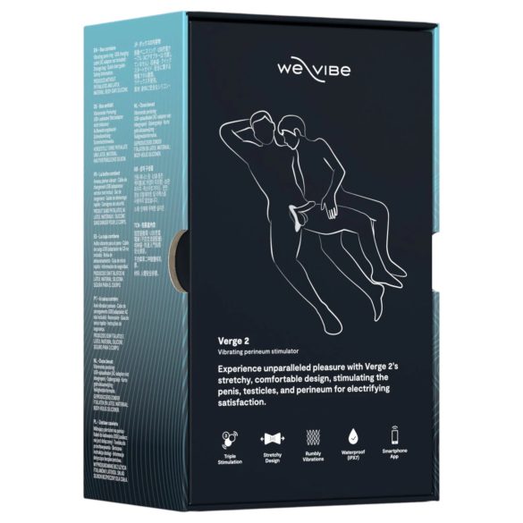 We-Vibe Verge 2 - nutikas vibraatoriga peeniserõngas - must