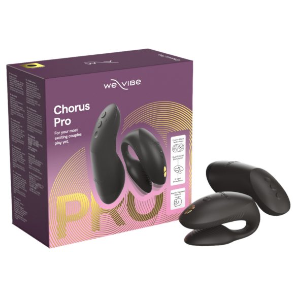 We-Vibe Chorus Pro - nutikas, kaugjuhitav paaridevibraator (must)