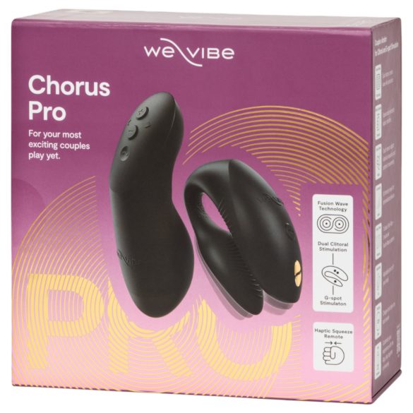 We-Vibe Chorus Pro - paaride vibreeriv vibraator - puldiga - must