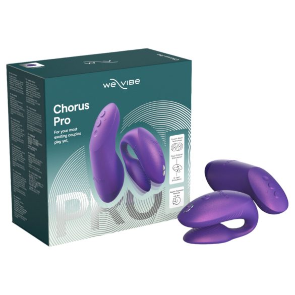 We-Vibe Chorus Pro - nutikas, kaugjuhitav paarvibraator (lilla)
