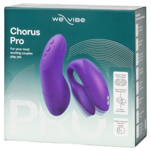 We-Vibe Chorus Pro - paaride vibreeriv sekslelu - puldiga - lilla