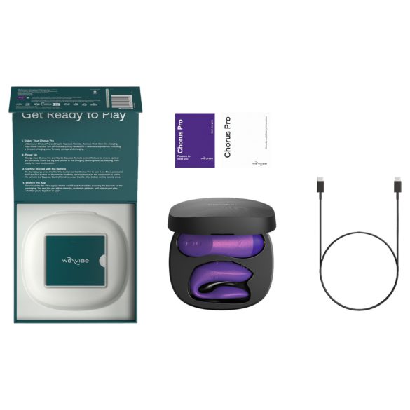 We-Vibe Chorus Pro - paaride vibreeriv sekslelu - puldiga - lilla