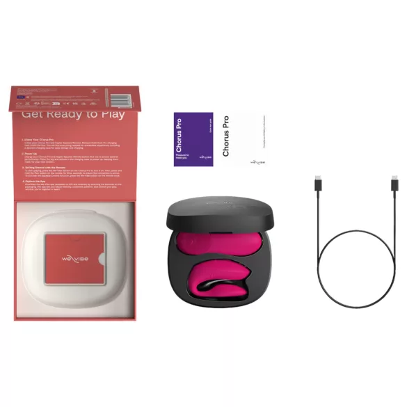 We-Vibe Chorus Pro - rakenduse ja puldiga paarivibraator (roosa)