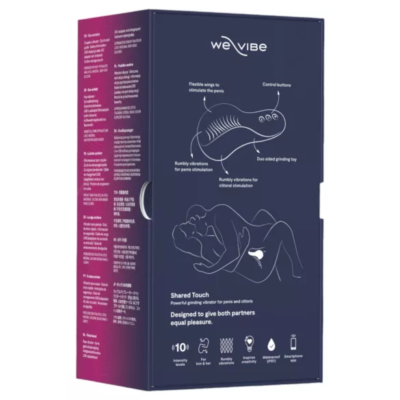 We-Vibe Shared Touch - nutikas paarivibraator (lilla)