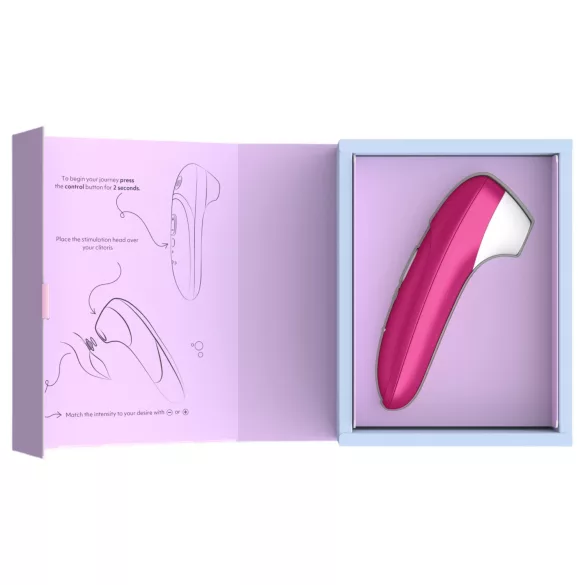 Womanizer Pro - õhulainetega kliitoristimulaator (roosa)