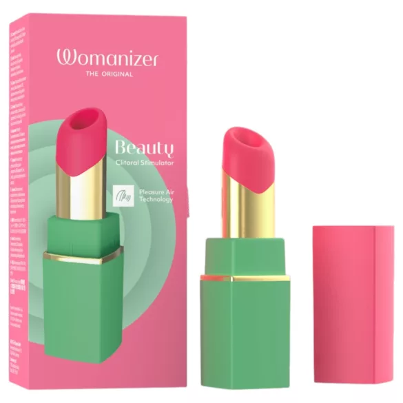 Womanizer Beauty - huulepulga kujuline õhulainetega kliitoristimulaator (roheline)