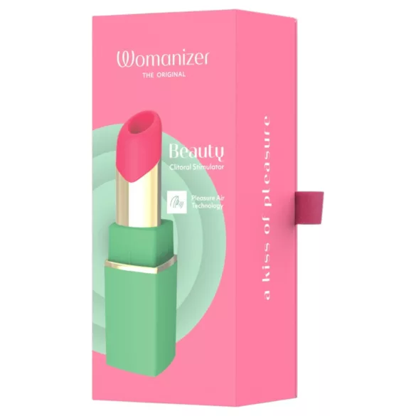 Womanizer Beauty - huulepulga kujuline õhulainetega kliitoristimulaator (roheline)