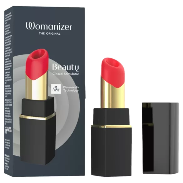 Womanizer Beauty - huulepulga kujuline õhulaineklitoristimulaator (must)