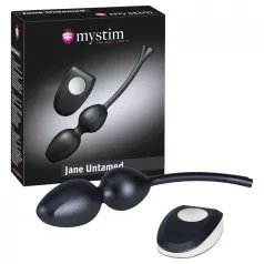 mystim Jane Untamed - vibroivad geishakuulid (must)
