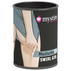   Mystim MasturbaTIN Swirl Girl - masturbaator lainekujuline valge