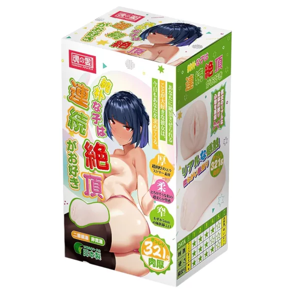 TAMASHII Continuous Orgasm - anime kunstvagiina masturbaator (naturaalne)