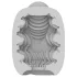 VIBEGGS Ribs Delight - vibreeriv munamasturbaator (valge)