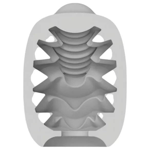 VIBEGGS Candy Curves - vibro munand masturbaator - valge