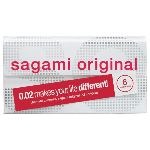 Sagami Original 0.02 - kondoomid - 55mm - 6 tk