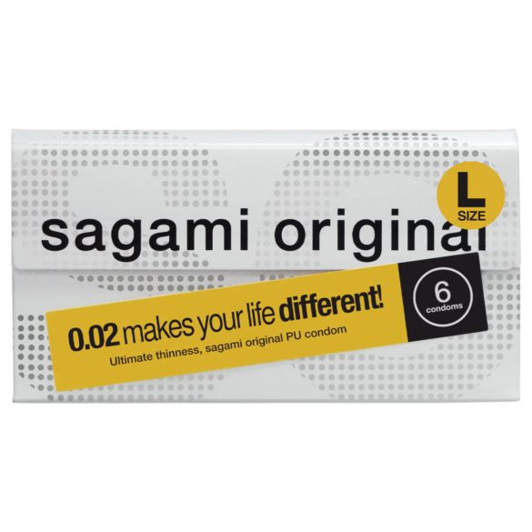 Sagami Original 0.02 L - kondoomid - 58mm - 6 tk