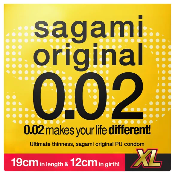 Sagami Original 0,02 XL - kondoom - XL suurus 61mm - 1 tk
