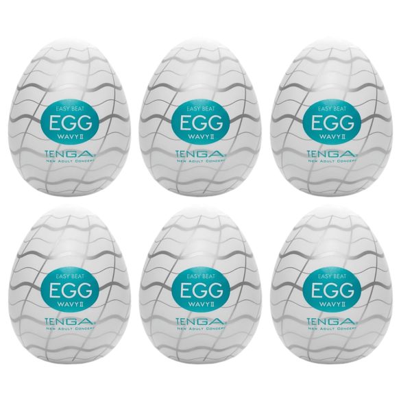 TENGA Egg Wavy II - munandi masturbaator (6 tk)