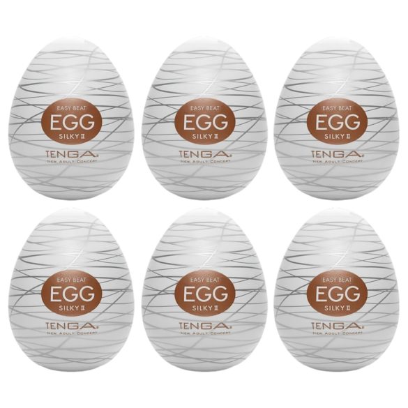 TENGA Egg Silky II - muna masturbaator (6tk)