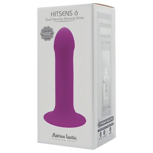 Adrien Lastic Hitsens 6 - Soojustundlik dildo (lilla)