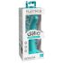 Dillio Uudishimulik Viisik - türkiissinine dildo (15cm)