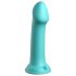 Dillio Suur Kangelane - iminapaga dildo (17 cm) - türkiis