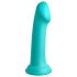 Dillio Suur Kangelane - iminapaga dildo (17 cm) - türkiis
