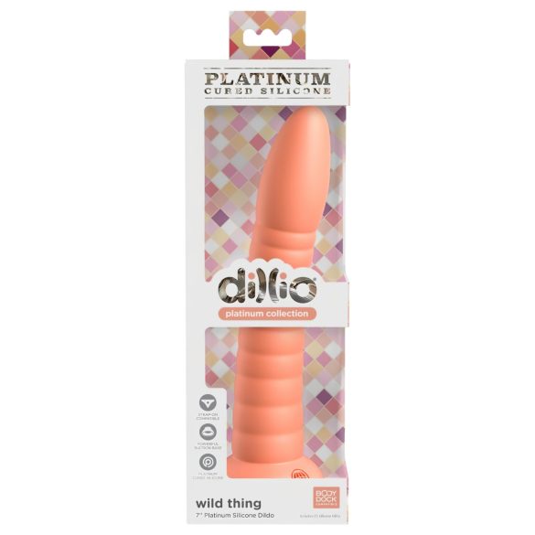 Dillio Wild Thing - sooniline dildo (19cm) - oranž