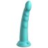 Dillio Slim Seven - iminapaga stimulatsioonidildo (20cm) - türkiissinise