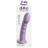 Dillio Super 8 - lilla silikoonist iminapaga dildo (21cm)
