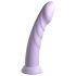 Dillio Super 8 - lilla silikoonist iminapaga dildo (21cm)