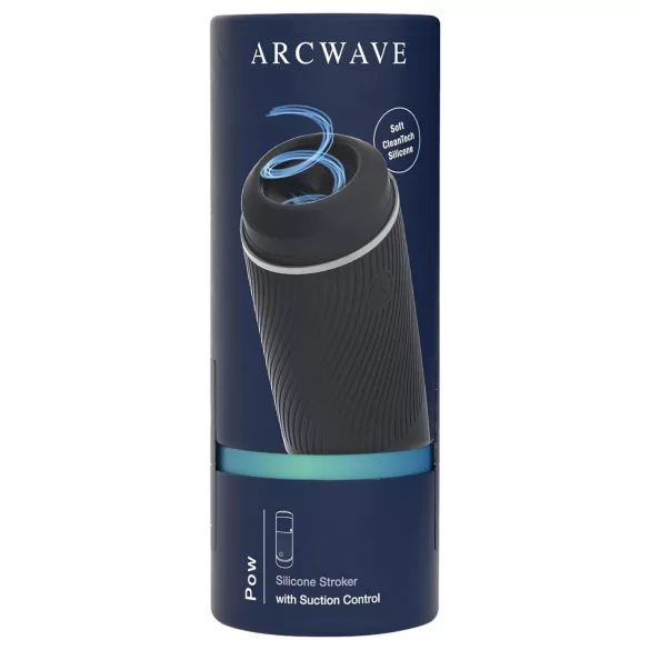 Arcwave Pow - käsitsi vaakum-masturbaator - must