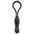 Black Velvets Perfect Fit - strap-on dildo - musta