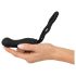 Black Velvets Perfect Fit - strap-on dildo - musta