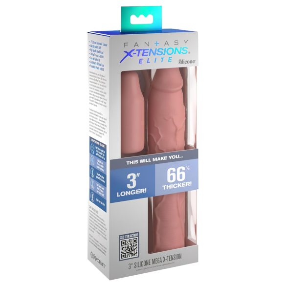 X-TENSION Elite 3 - lõigatav naturaalne peenisehüls